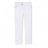 PETIT BATEAU Pantalon slim fit fille blanc